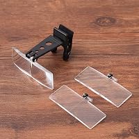 GCDN Csíptethető Nagyító Szemüveg - Átlátszó Akril Lencse Időseknek, Olvasáshoz, Precíziós Munkához - 8,5 cm 3