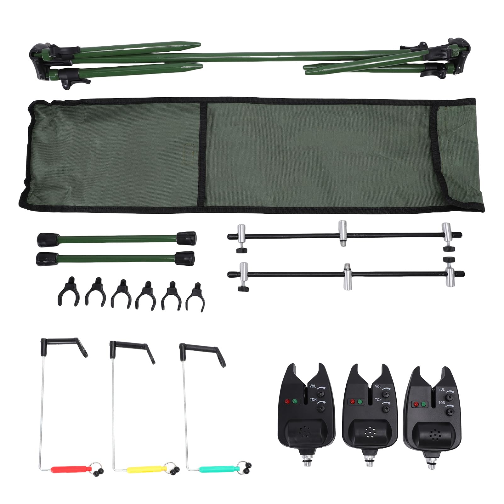 Soporte Ajustable Retráctil para Caña de Pescar de Carpa, Accesorio Universal de Alta Resistencia