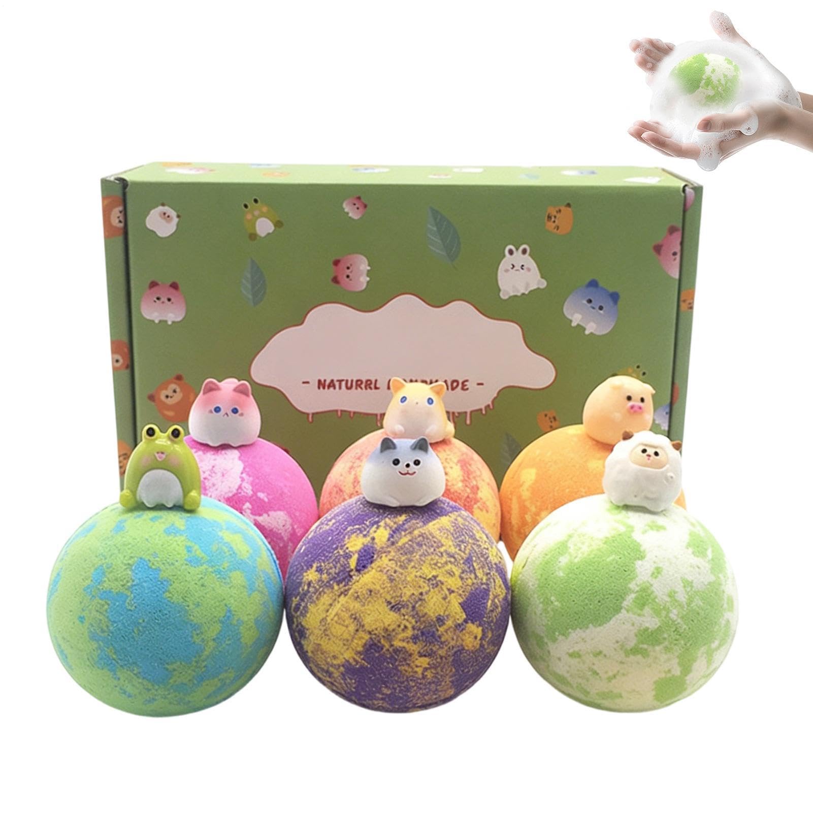 Bain Moussant Gadgets Aquatiques 6 Pièces Thème Animalier