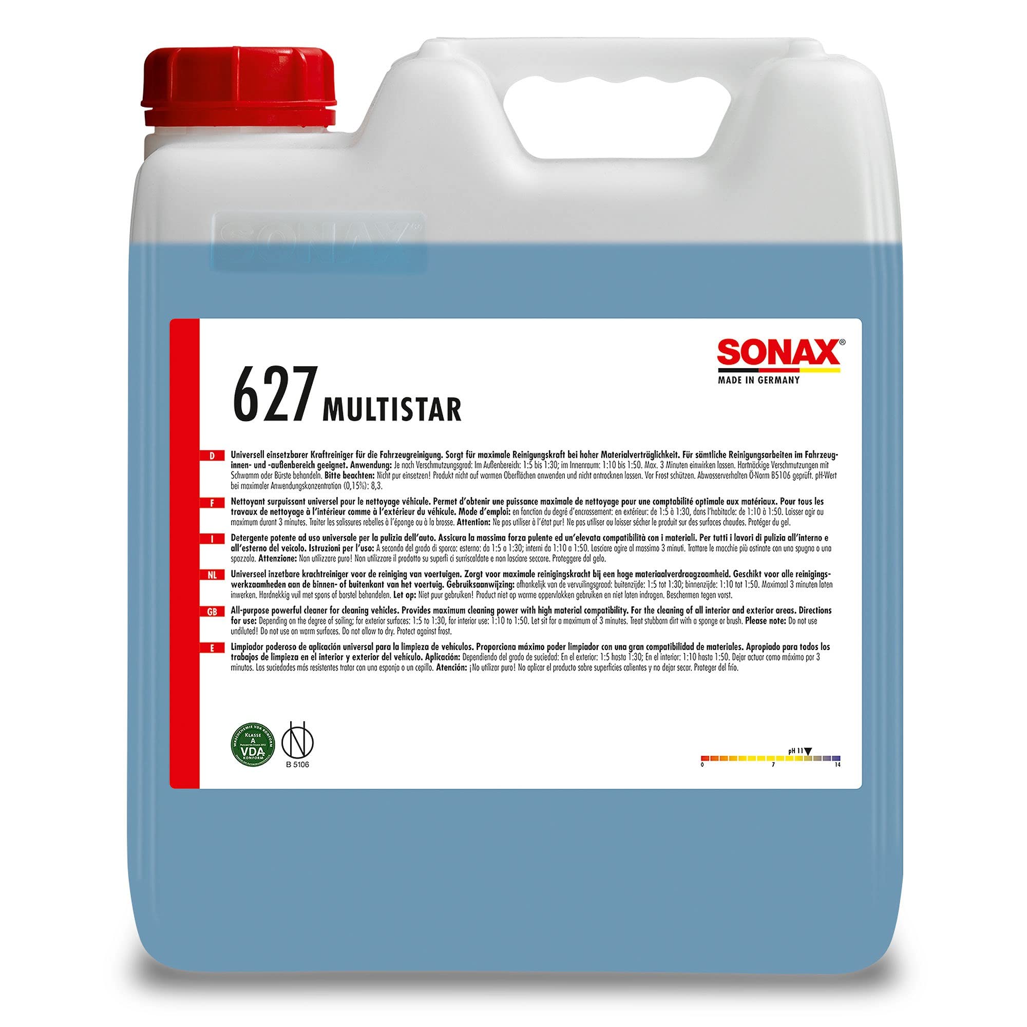 SONAX 06276000 SX Multistar 10 L