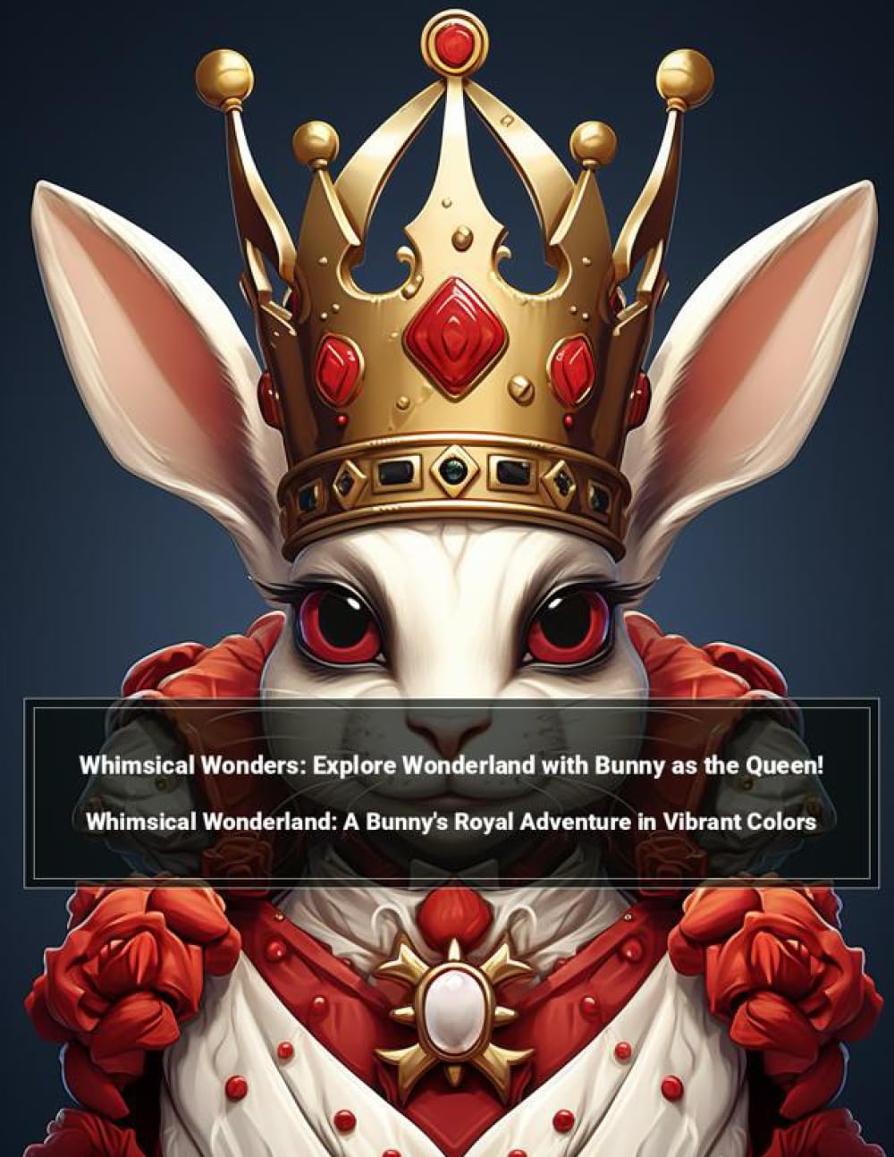Whimsical Wonders: Explore Wonderland with Bunny as the Queen!: Whimsical Wonderland: A Bunny's Royal Adventure in Vibrant Colors