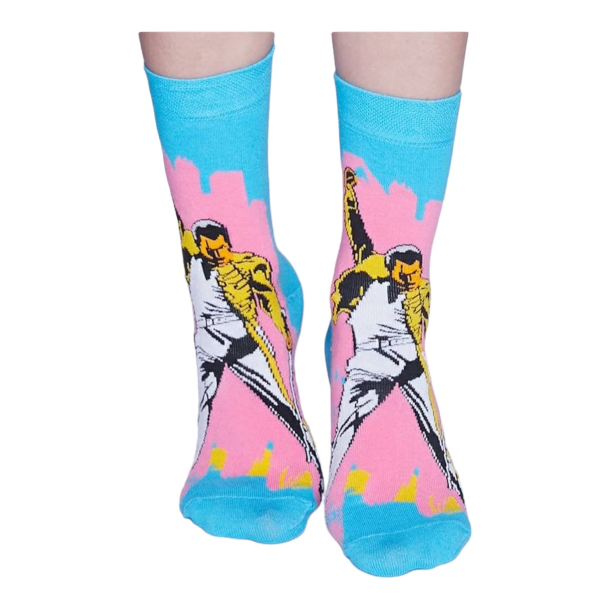 Freddie Mercury Socks Novelty Cute Funky Gifts Unisex