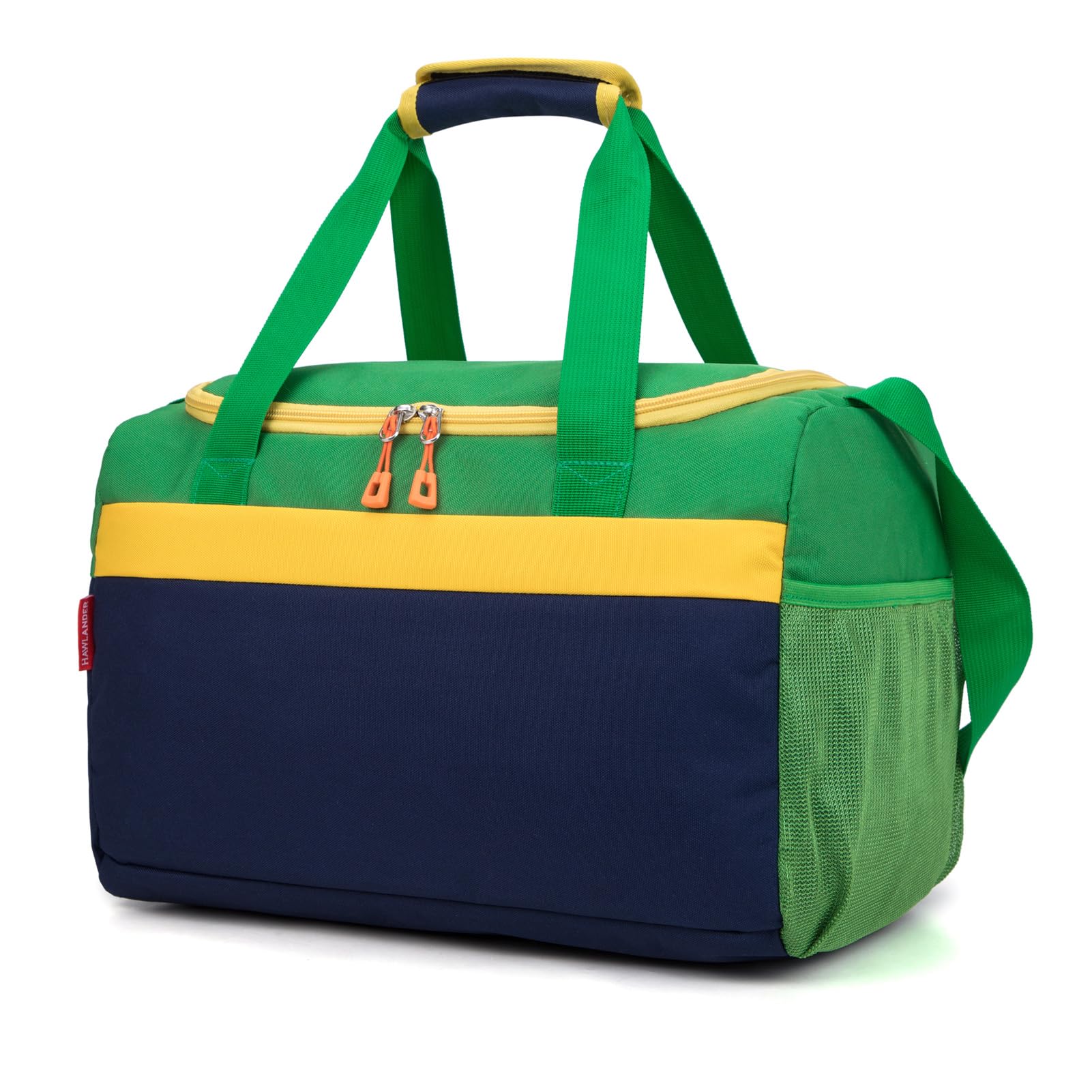 HawLander Small Duffle Bag for Kids Boys or Girls, Gym Bag for Sports Travel(Dark Blue Green)