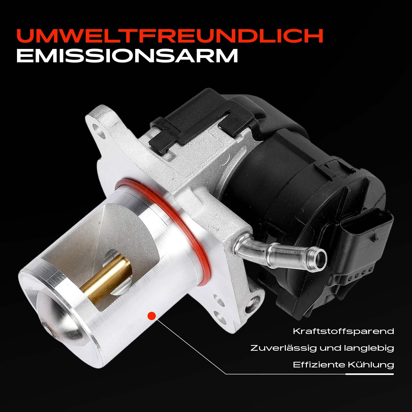 Frankberg Válvula EGR (válvula de recirculación de gases de escape) diésel | Compatible con: CLS Shooting Brake X218, Clase E W212, Clase S V221 W221, GLE W166, Clase GLK X204, Clase M W166