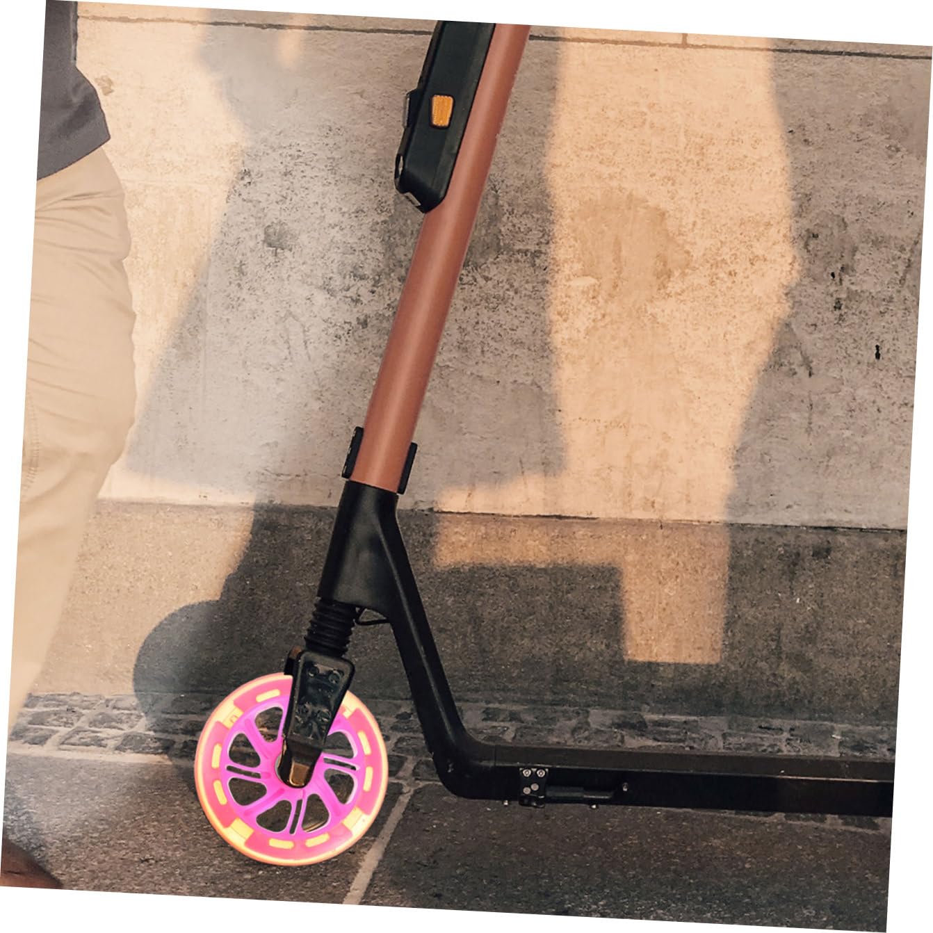 Ruedas de Patinete Iluminadas de Pu Alta Elasticidad, 2 Piezas