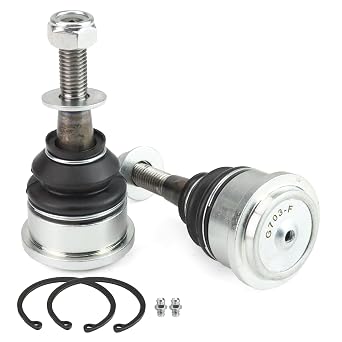 Front Upper Ball Joints Compatible with 2-4 Lift Aluminum Front Upper Control Arms 2007-2018 Chevy Silverado 1500 GMC Sierra 1500,LVFUCA-07CH-24F-ZT