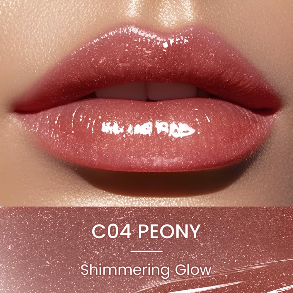 CATKIN Glossy Tinted Lip Balm, Hydrating Natural Lip Repair Melting Balm, Sheer Colour Plumping Lip Gloss - Image 2