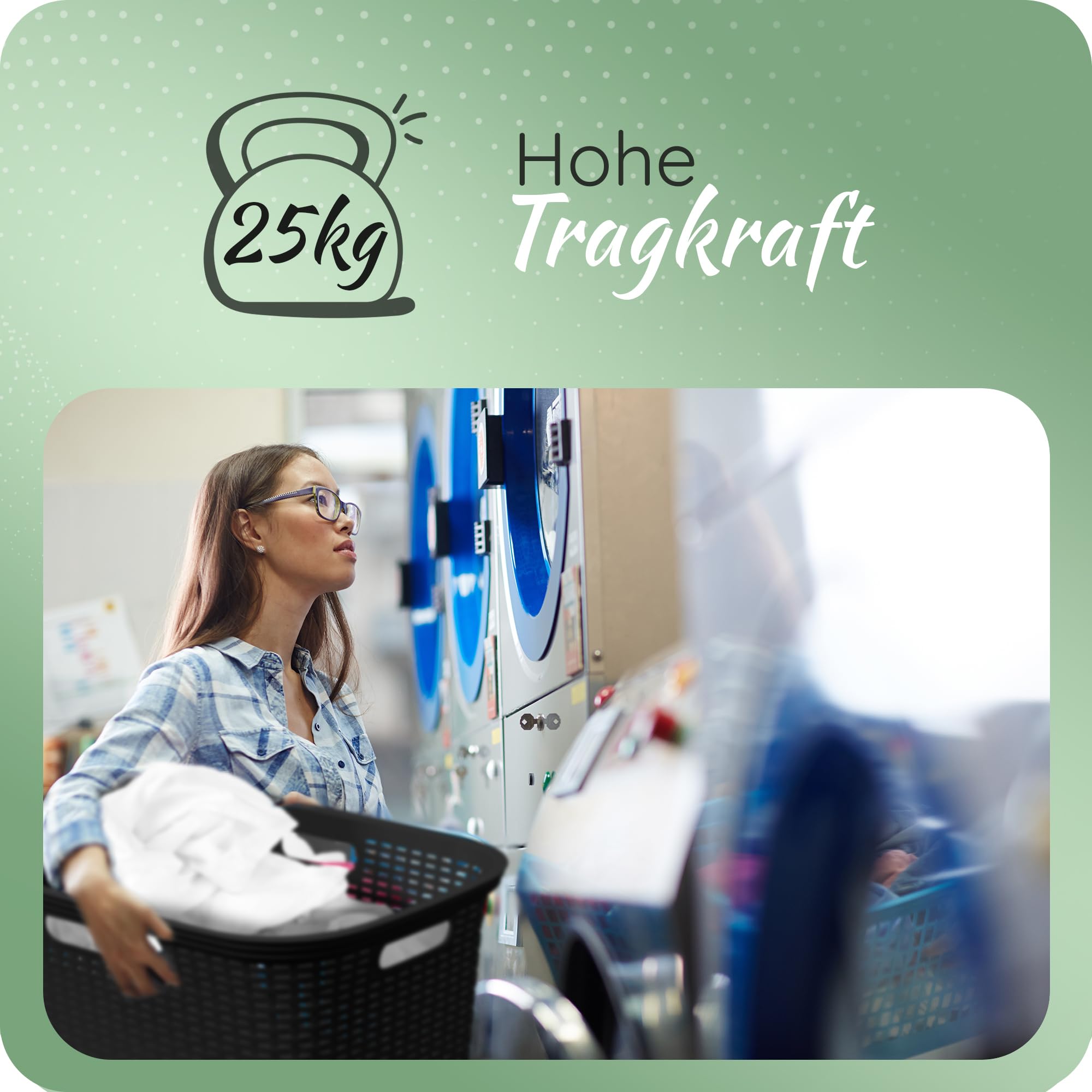 Rotan Wasmand Novaliv 2 Stuks Rotan Look Wasmand - 40 Liter Zwarte Wasemmer Met 4 Handgrepen Voor Badkamer En Huishouden Vuile Was Opbergen Kunststof Wasmand