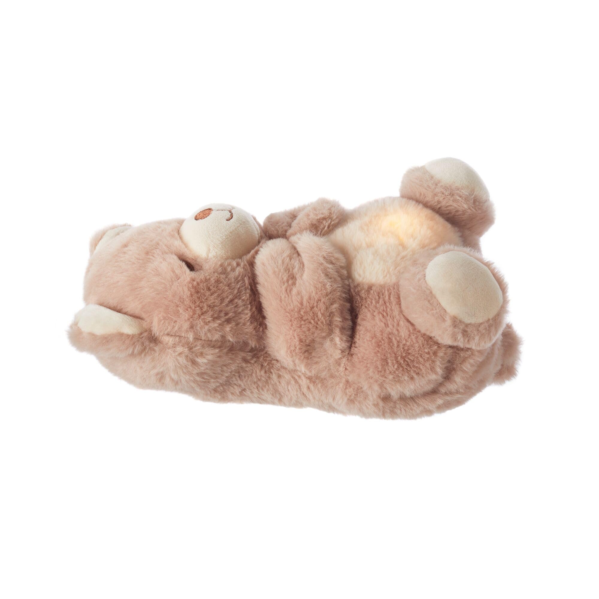 Nuby Il Mio Orsetto Coccoloso Rilassante – Peluche della Buonanotte – Peluche Musicale e Luminoso con Luce Notturna – Peluche con Rumore Bianco per Bebè – Regalo Nascita per Bambina e Bambino Neonato