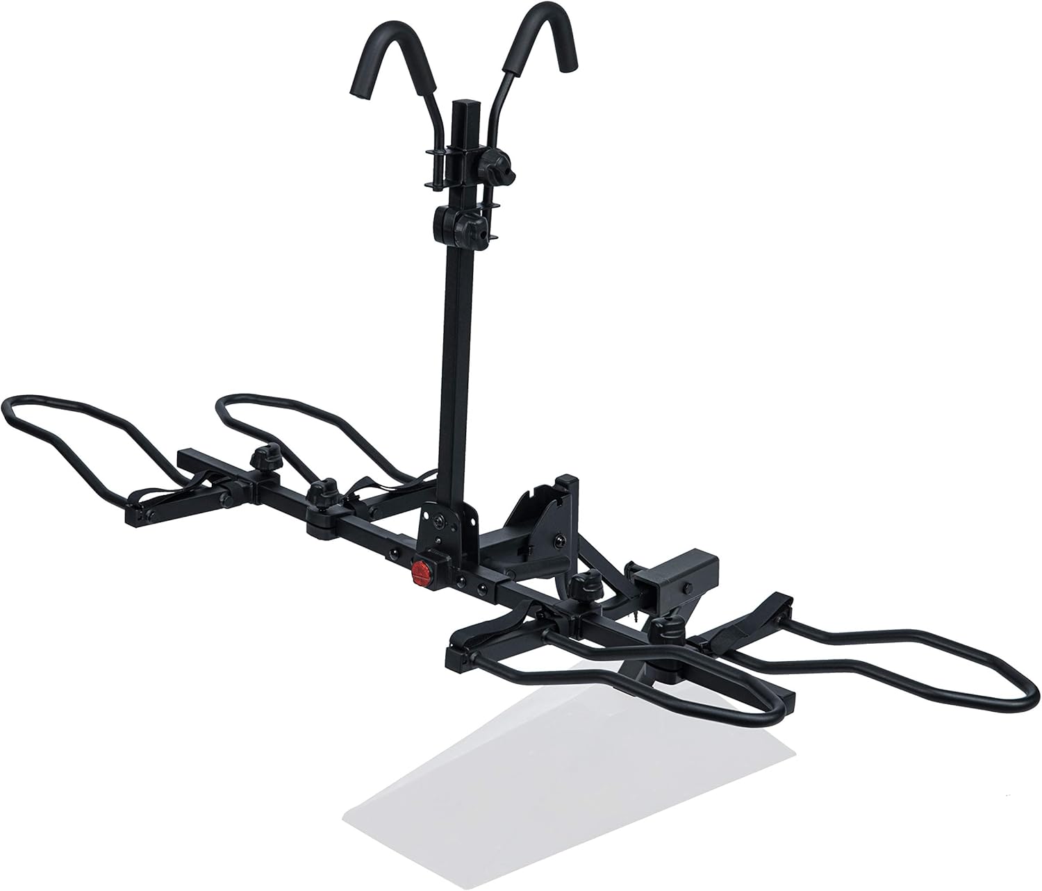 Fеаturеd Prоduсt KAC K1 1.25” Hitch Mounted Rack 2-Bike Platform Style Carrier for Standard, Fat Tire, and Electric Bicycles - 2 Bikes X 60 lbs (120 lbs Total) Heavy Weight Capacity - Smart Tilting