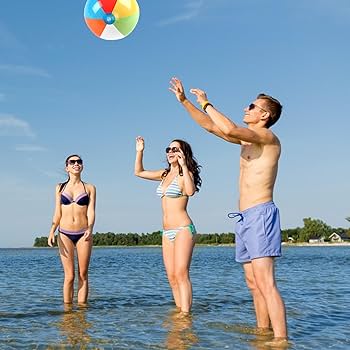 Amazon.co.jp: ビーチボール 3個セット 子供 プール ボール