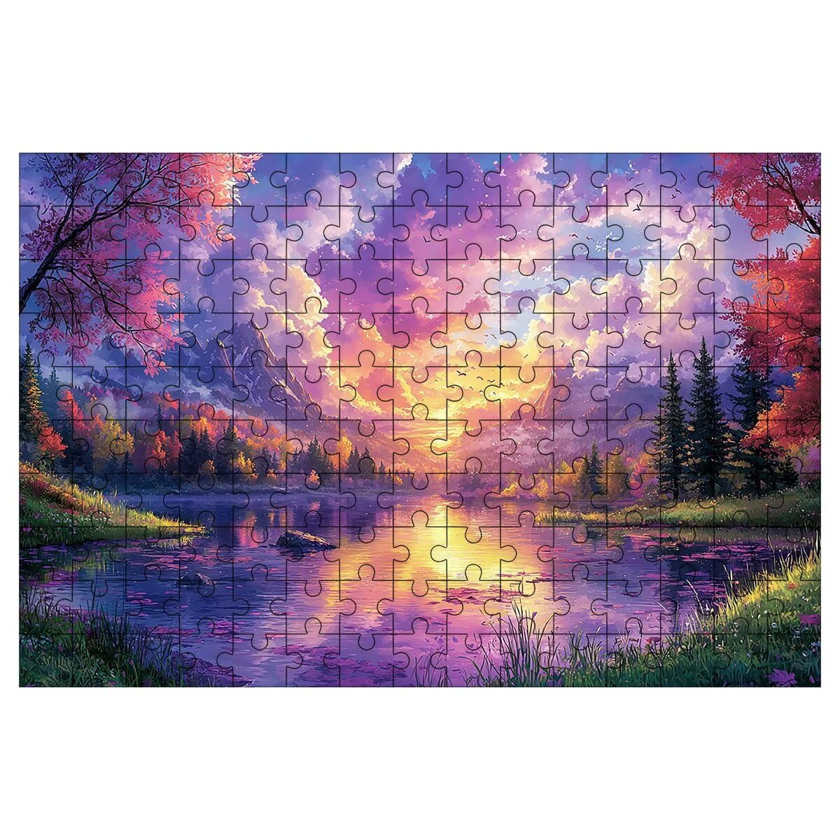 Puzzle 1500 Pezzi Paesaggi, Puzzle Natura, Puzzles in Legno, 87x57cm -1576