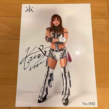 Amazon.co.jp: 女子プロレス スターダム カイリ KAIRI 直筆