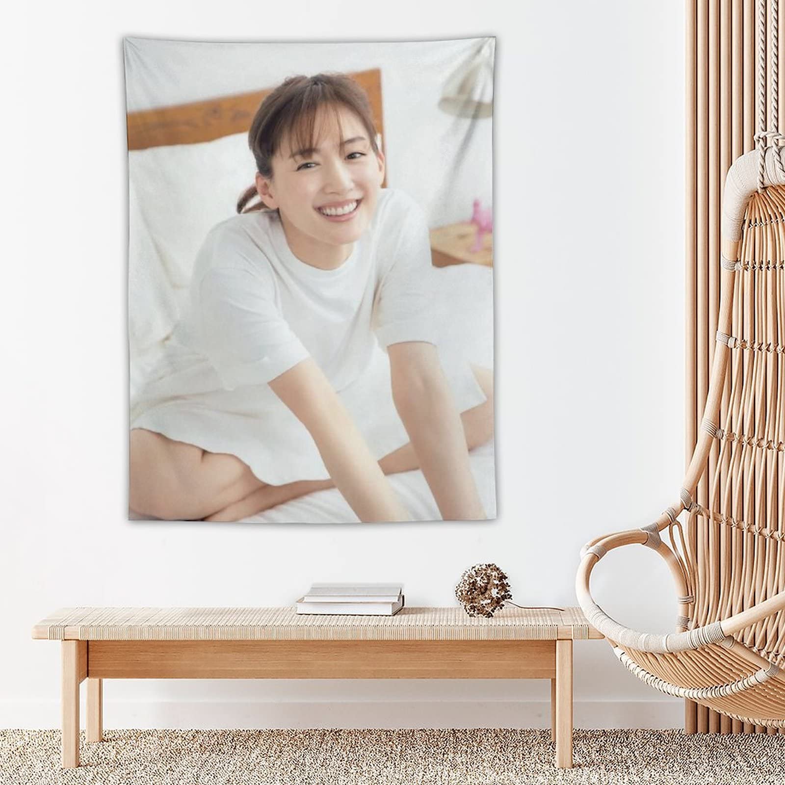 Amazon.co.jp: 綾瀬はるか タペストリー 掛け軸 布ポスター 写真布