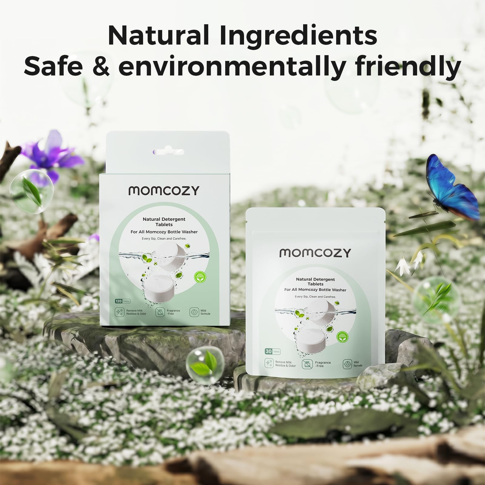 Amazon.com: Momcozy Official Natural Detergent Tablets for Baby 