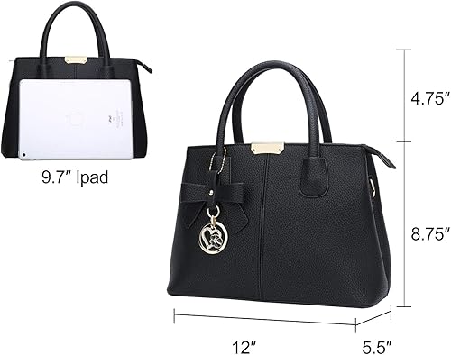 Miniatura 4 de KKXIU Monederos y bolsos de mano para mujer, bolso cruzado de hombro con asa superior