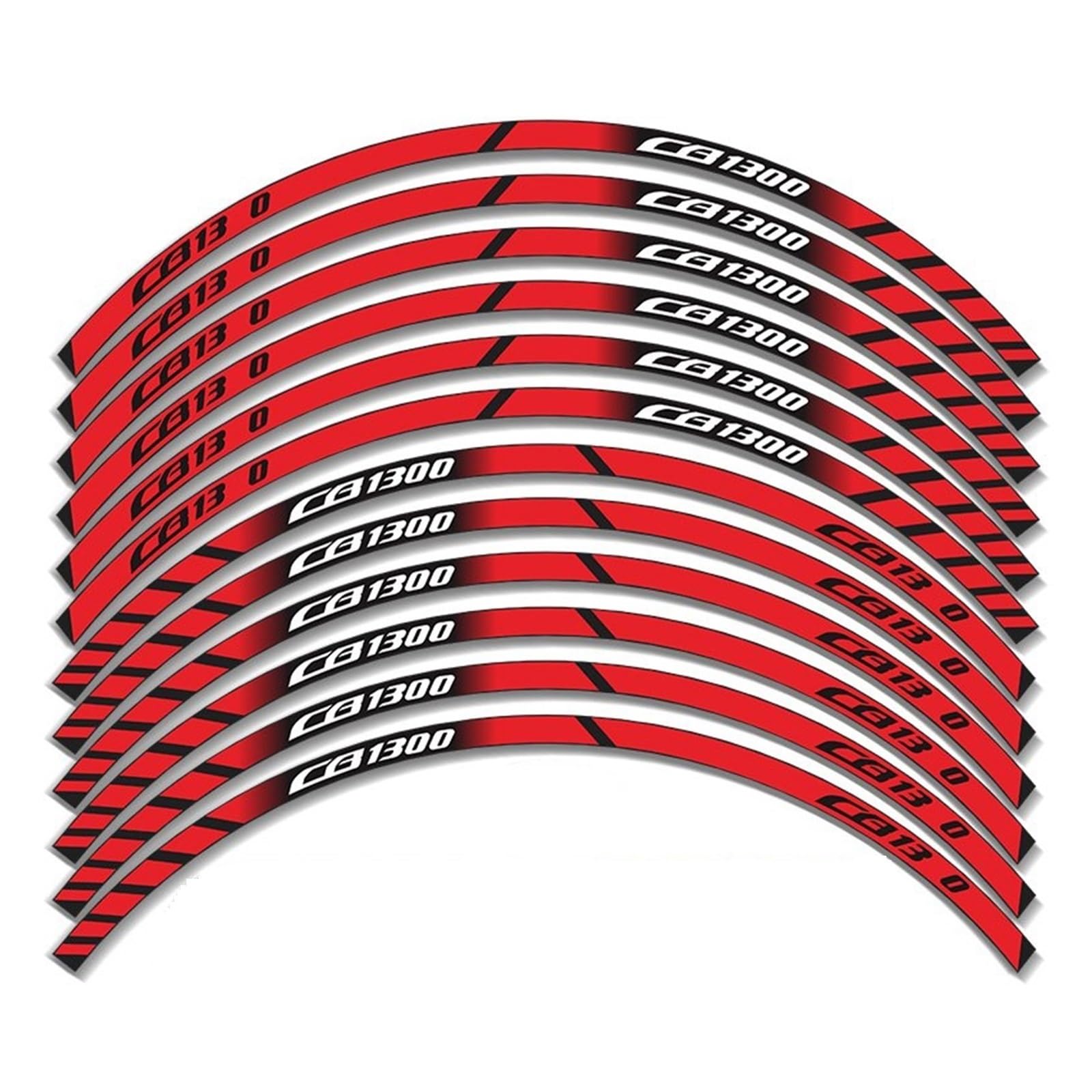 Motorcycle Decal Decorative Stripe for CB1300 for Cb 1300 Reflective(A1)