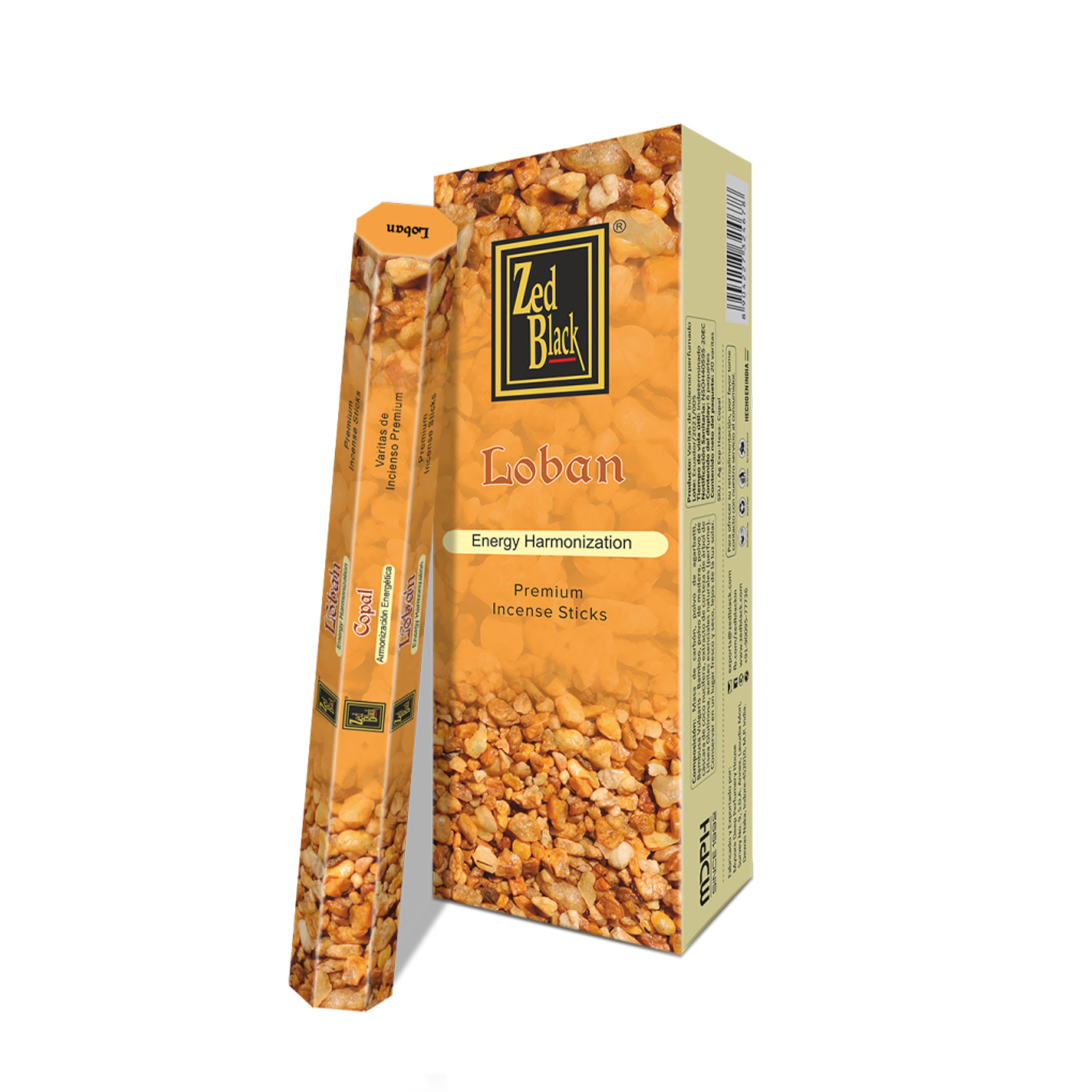 Zed BlackZ011 Loban Incense Sticks, 20 Sticks x 6 Packs