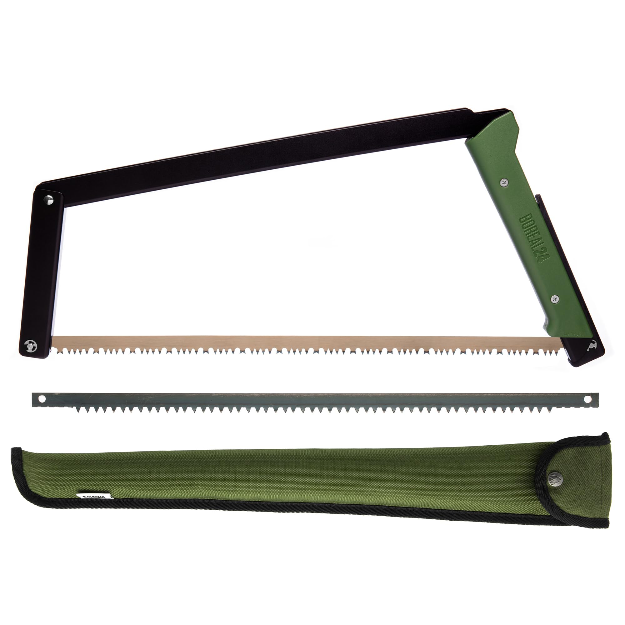 AGAWA - BOREAL24 Tripper Kit - Includes 24 Folding Saw Nylon Carrying Case 24 All-Purpose 24 Aggressive Blade