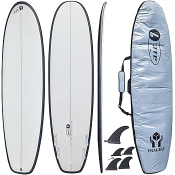 【激安】Billabong ショートボード サーフボード フィン、ケース付き Amazon | ロングボード Surfboard ケース付き 取り外し可能