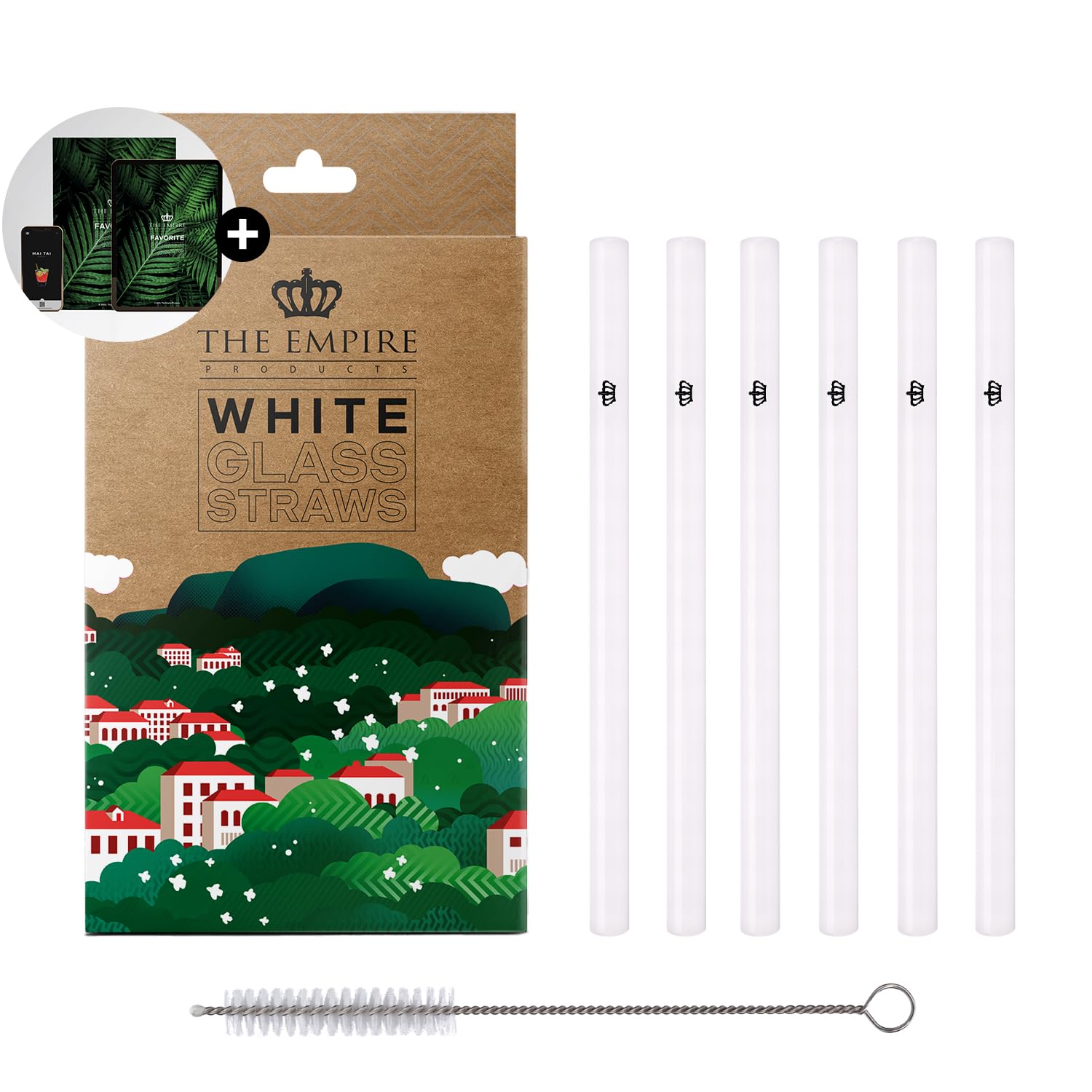 Ebook] Lot De 6 Pailles En Verre De Qualité Supérieure