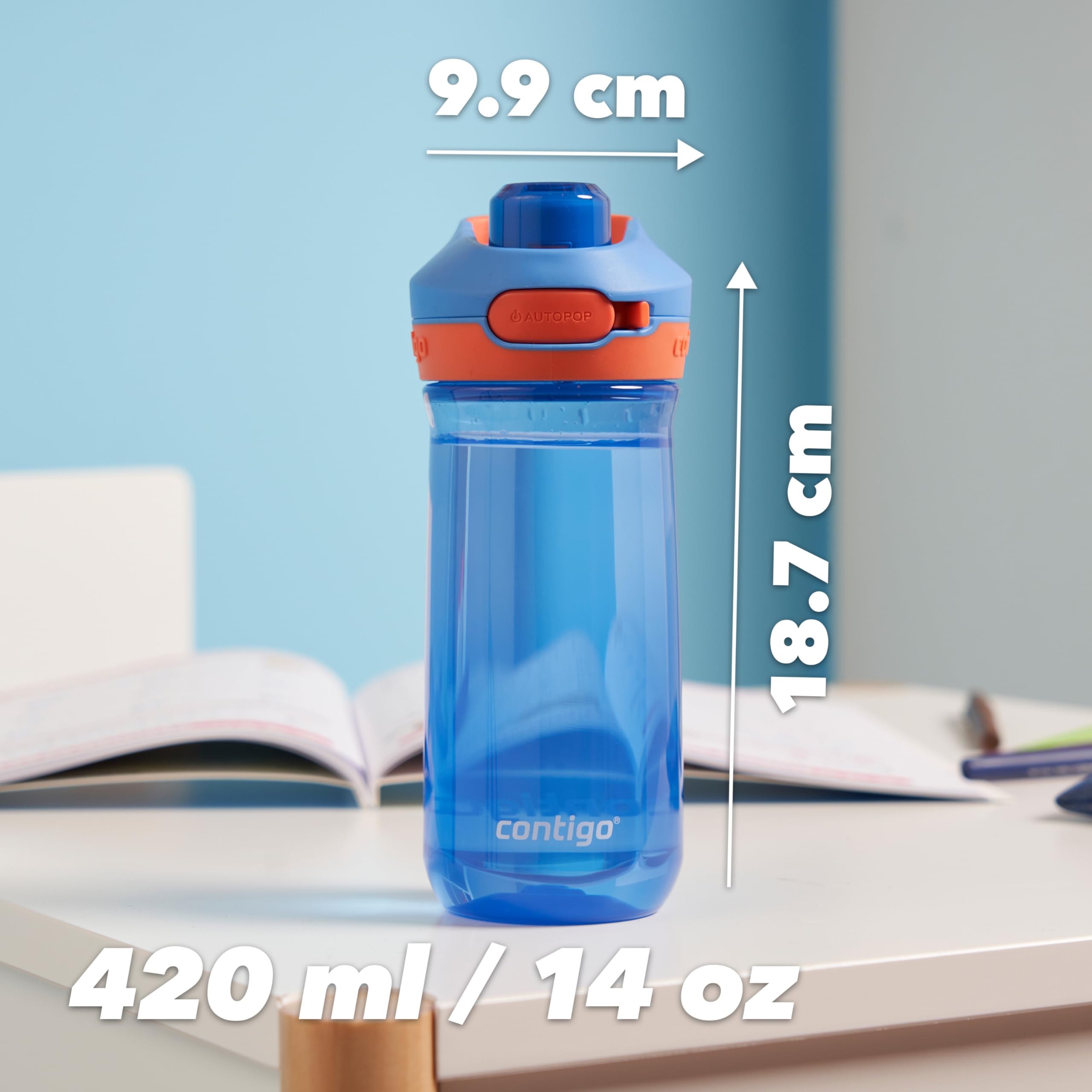 Contigo Jessie Tritan Woda dla dzieci Niebieski 420 ml