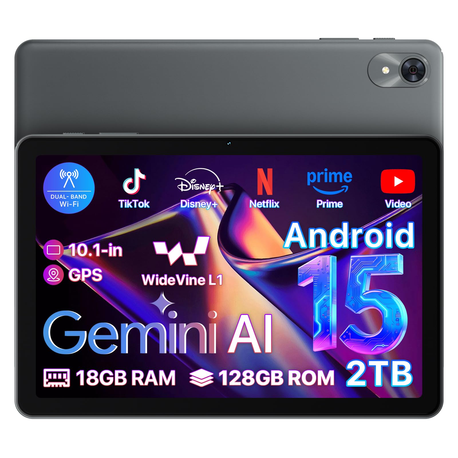 タブレット❤️Android 15 Gemini AI タブレット 10インチ Amazon.co.jp: 【Android 15 タブレットGemini AI搭載 】10