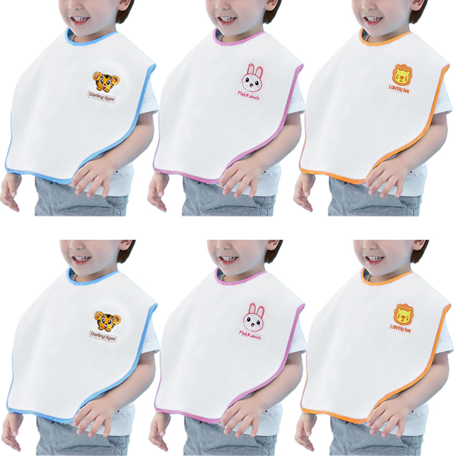 Hwieccogts Bibs,Extra large bibs for Toddlers, Towel Bibs,Waterproof and super absorbent.