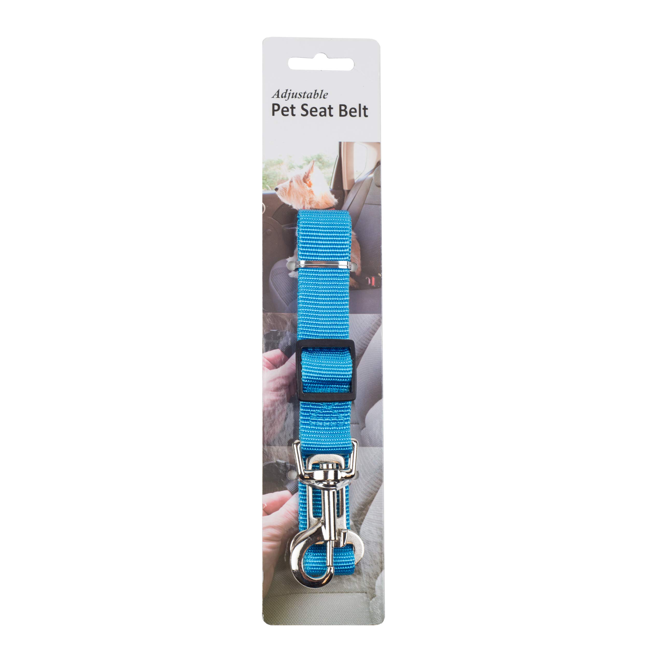 Furhaven Adjustable Pet Seat Belt for Cars & Standard Vehicles - Lagoon Blue, One Size - image 2