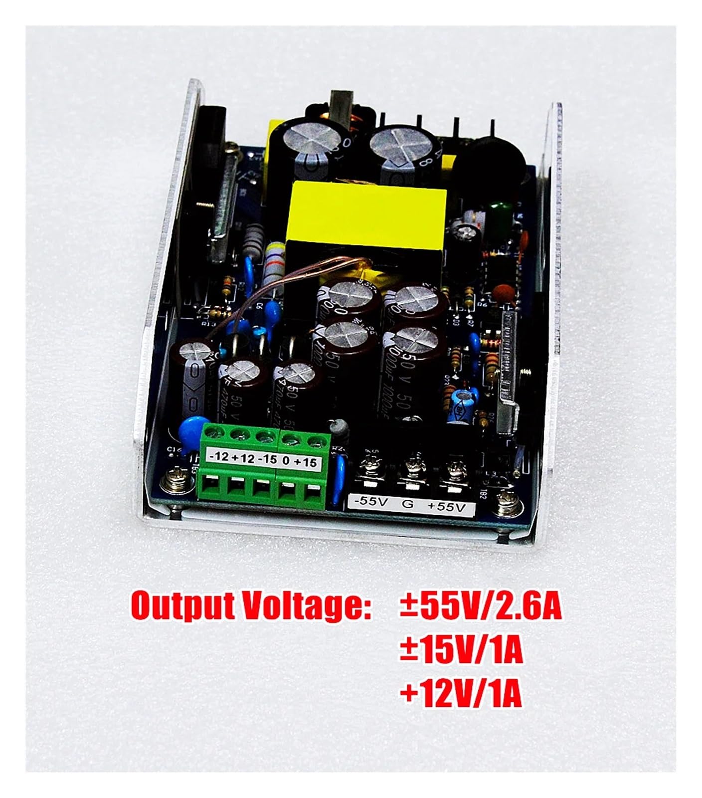 Zasilacz impulsowy, Wzmacniacz cyfrowy tablica rozdzielcza zasilania wzmacniacz 300 W zasilacz impulsowy 5-drożne wyjście ± 24 V 36 V 42 V 48 V 55 V 60 V 15 V DC12V,do pasków LED, drukarek 3D, radia(