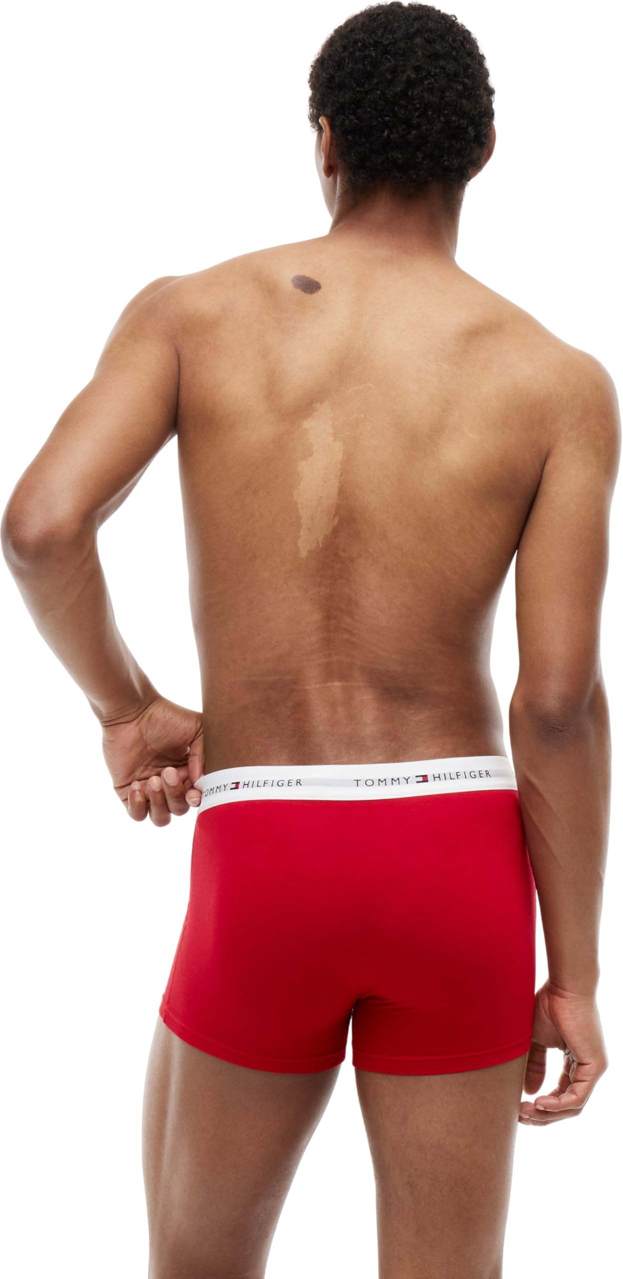 Tommy Hilfiger Boxers Caleçons Homme Lot de 3 Coton avec Stretch