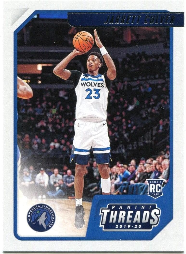 Jarrett Culver Panini Threads Rookie Card - Basketball Slabbed Rookie Cards