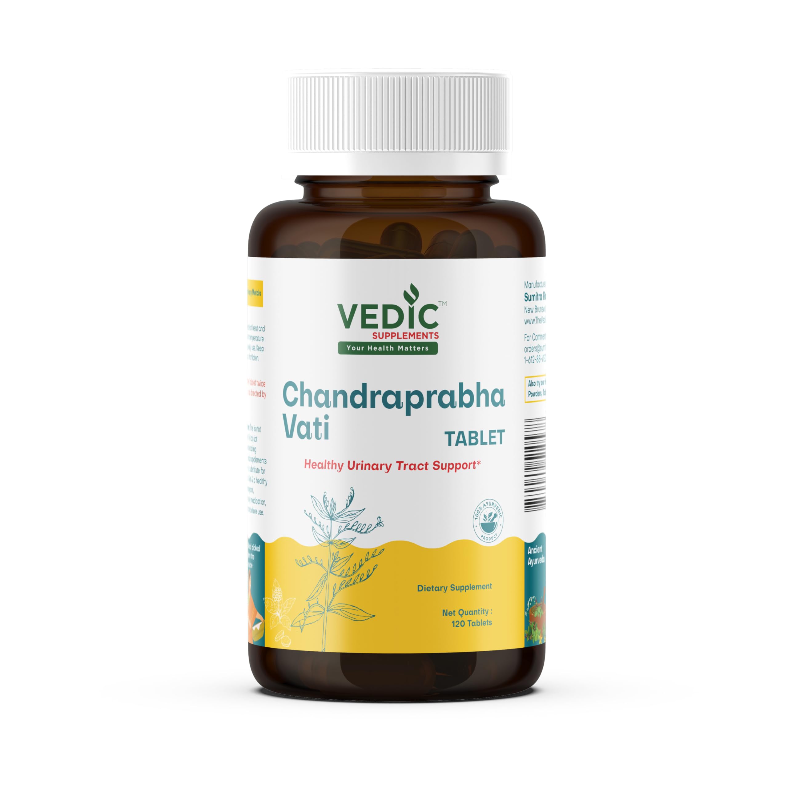Dabur Chandraprabha Vati - 240 Comprimés Ayurvédiques Pour Le Confort Urinaire (lot De 3x80)