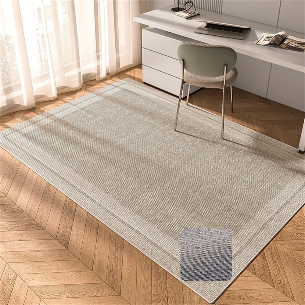 SSDDLZEQ Premium durable range Multifunctional Floor Mat For Gaming Chairs And Study Areas(Linen Style,80x120cm)