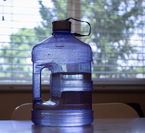 Miniatura 4 de New Wave Enviro Iconic 1 Gallon BPA Free Water Bottle Round