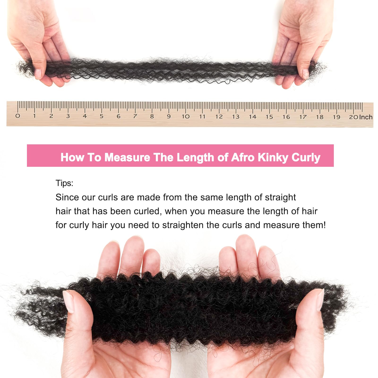 Dilekay 2 paquetes de cabello humano afro Kinkys de 55,8 cm, 100 g, suave 4C, afro rizado a granel, para extensiones de rastas, reparación de rastas, cabello afro rizado, a granel, negro natural