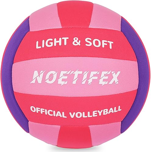 Pelota de voleibol suave, tela súper suave, para práctica en interiores, segura y silenciosa, para niños, jóvenes, principiantes, juegos de práctica