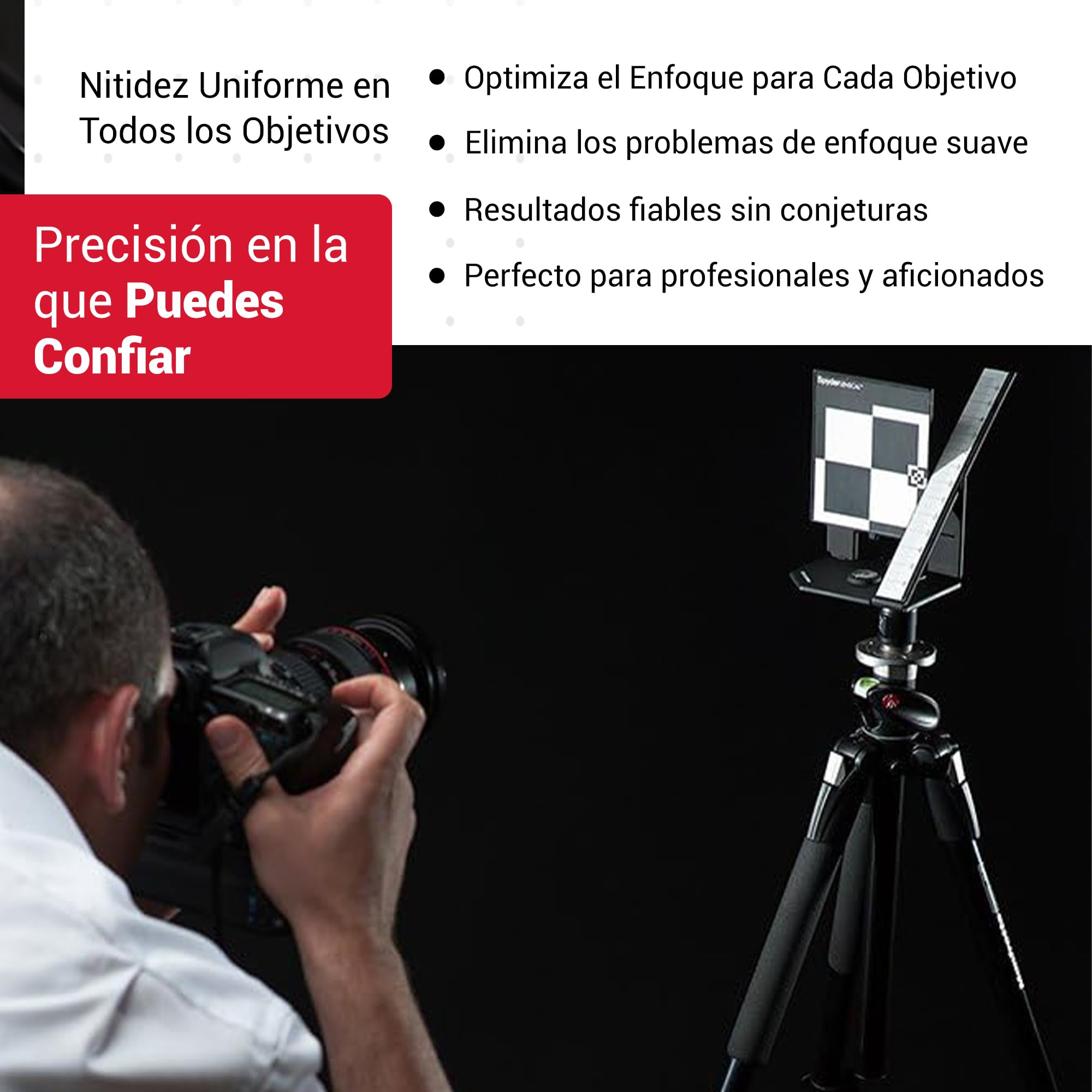 Datacolor Spyder LensCal – Herramienta de Calibración de Lentes para Ajuste y Mejora de Precisión del Autofocus