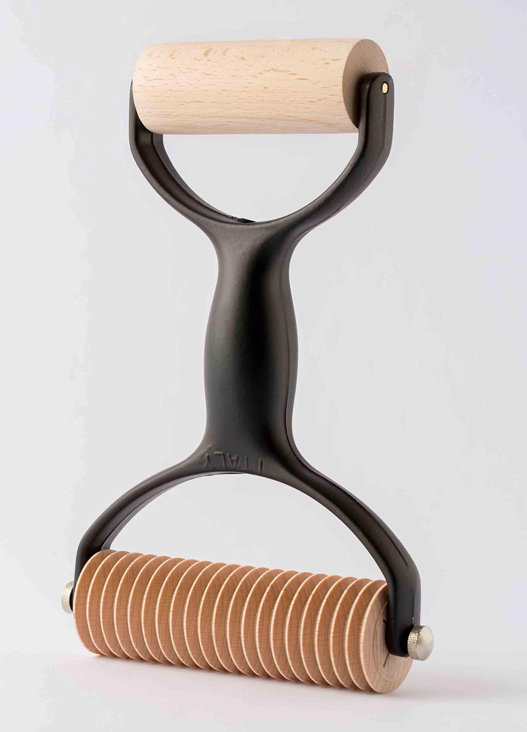 Eppicotispai Patty Coupe-pâtes Noir avec rouleau rotatif fluide pour découpe régulière