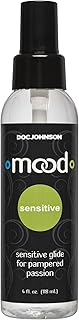 Doc Johnson Mood - Sensitive Glide - Safe for Sensitive Skin - Long Lasting - Compatible With All Condoms and Toys - 4 fl oz (118 ml)