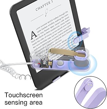 Kindle Paperwhite Oasis eリーダー用リモコンページめくり&スタンド クリッカーページめくり 前後 Kindleアクセサリー iPhone iPad タブレット 読書用 カメラビデオ録画&自撮り用