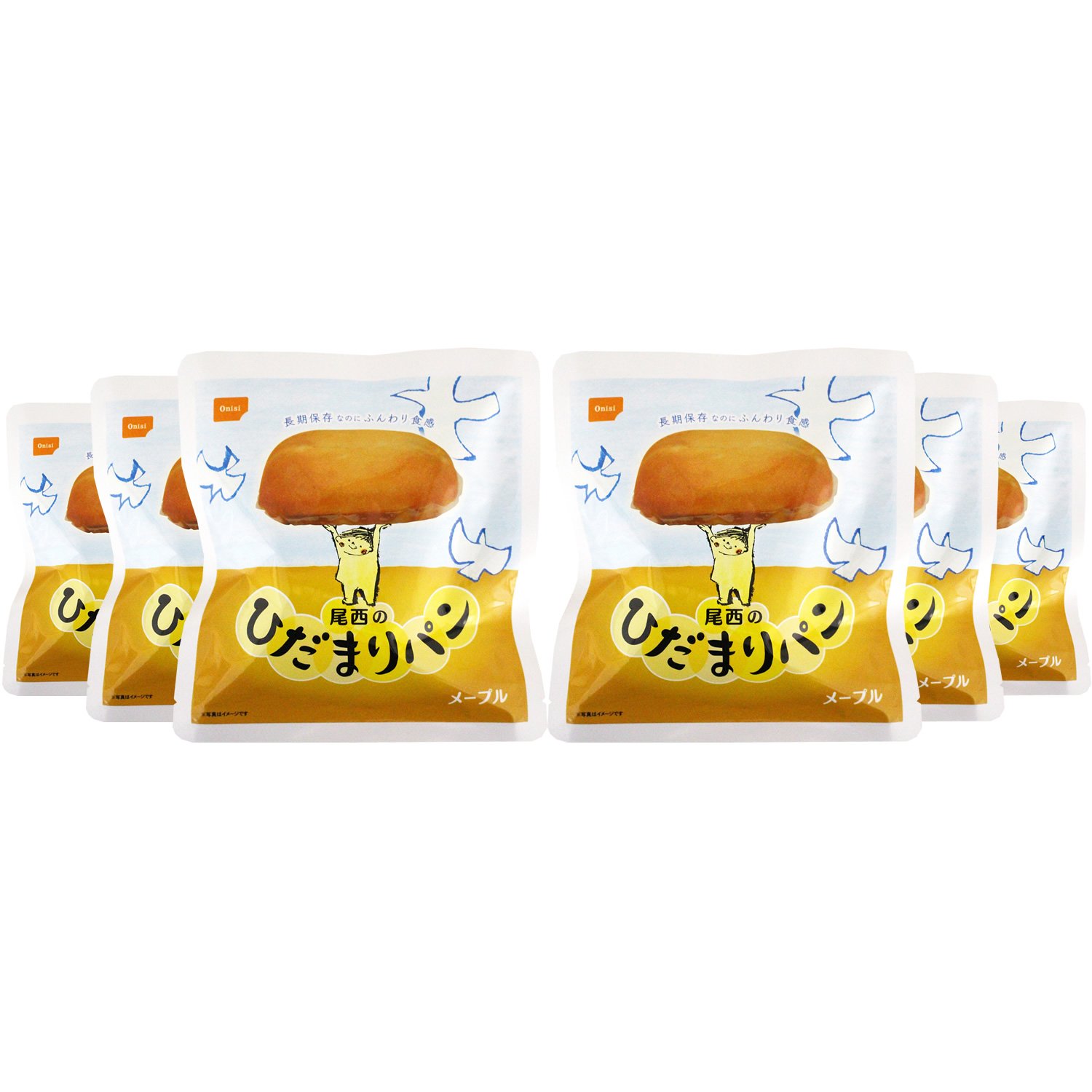 Amazon | 尾西食品 ひだまりパン メープル×6個 | 尾西食品 | 備蓄用