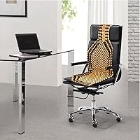 Vista 7 de Zento Deals cojín de confort para asiento con cuentas de madera