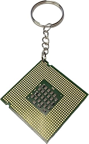 Miniatura 2 de The Ultimate Geek Accessory - Llavero de procesador de CPU reciclado hecho de piezas de computadora recuperadas