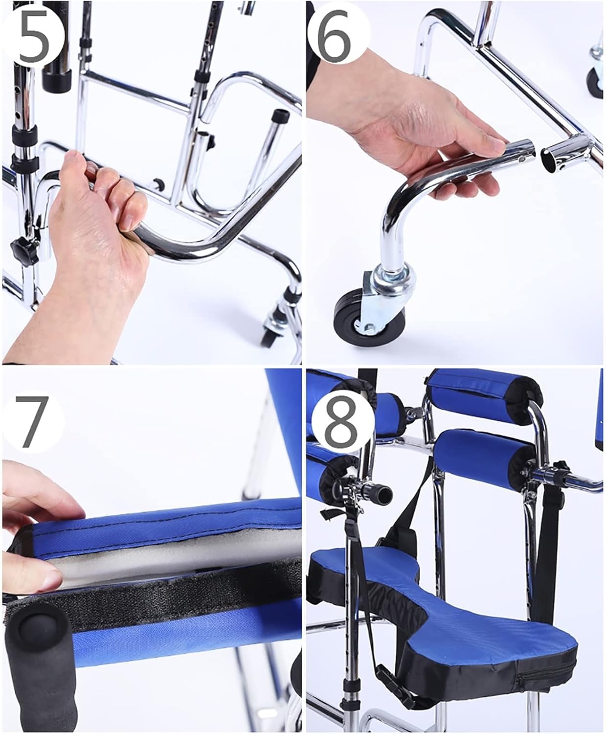 Andadores para niños, andadores para niños con parálisis cerebral, rehabilitación de hemiplejía, marco de pie para niños con discapacidad