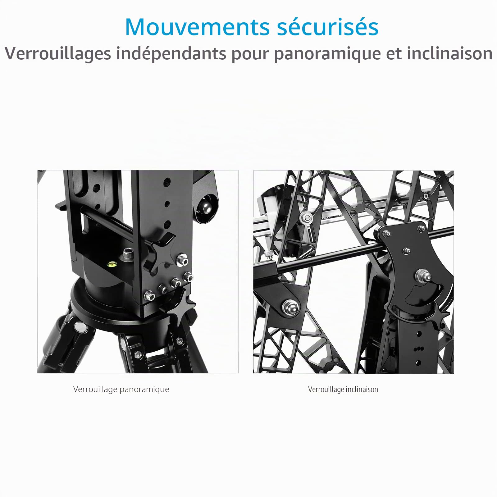 PROAIM Powermatic Scissor Pro, Grue caméra motorisée 17 pi, 15 kg/33 LB | Vitesse et amortissement télécommandés ; se replie à 1 m pour un transport facile