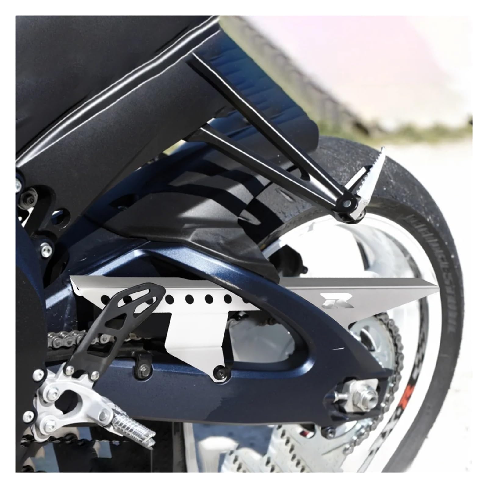 Für Suzuki GSXR 600 750 GSX-R600 GSX-R750 2006-2018 K6 K7 K8 K9 K10 Motorrad Kettenrad Hinterrad Kette Schutz Schutz Abdeckung Kettenradabdeckung