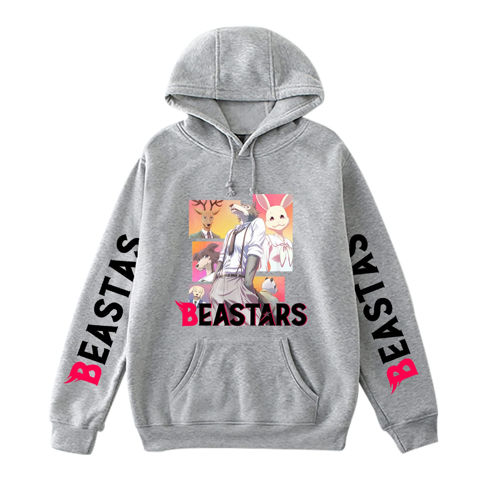 Keepmore Women's #5 Anime Beastars Hoodie Fashion Autumn Winter Anime Characters Legoshi Printing Hooded Sportswear