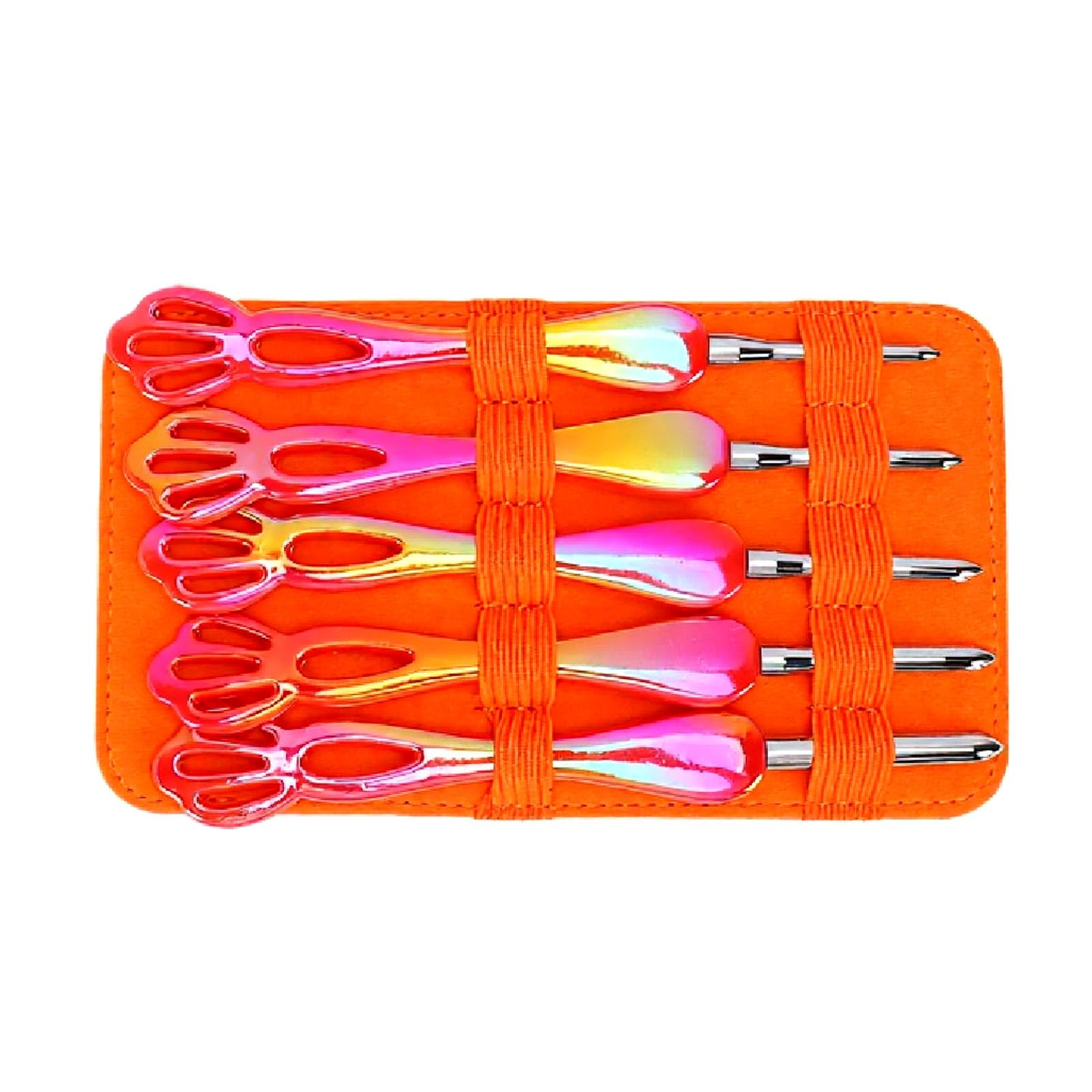 Generic Juego de Agujas de Ganchillo Ergonómicas, Puntas de Aluminio Ligeras para Principiantes, Bufandas y Mantas, 9 Uds.