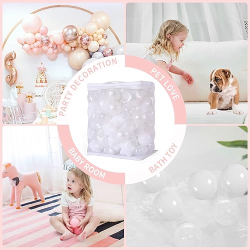 Miniatura 8 de TRENDPLAY 100 bolas de estrellas  Pelotas de juego no tóxicas sin BPA y ftalatos, bolas de plástico suave para niños de 1, 2, 3, 4, 5 años, bebés,